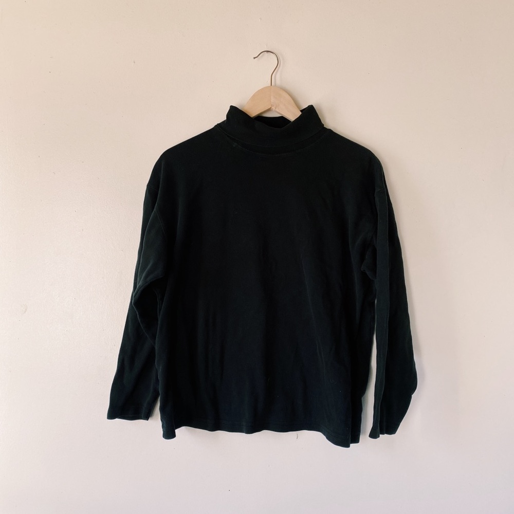 Thrifted black turtleneck